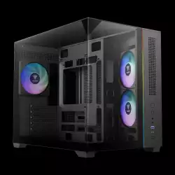 Gamdias кутия Case mATX - ATLAS M3M - A-RGB, USB-C