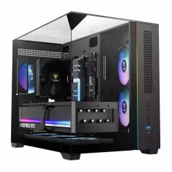 Gamdias кутия Case mATX - ATLAS M3M - A-RGB, USB-C