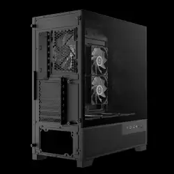 Gamdias кутия Case mATX - AURA GC12 ARGB BK - 6 x 120 mm A-RGB, USB-C, Tempered Glass