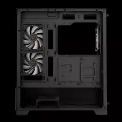 Gamdias кутия Case mATX - AURA GC12 ARGB BK - 6 x 120 mm A-RGB, USB-C, Tempered Glass