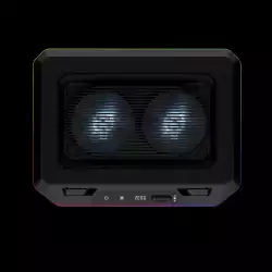 Gamdias Охладител за лаптоп Gaming Notebook Cooler 19" - AETHER P1 - USB-C/A Hub, RGB, Phone Stand