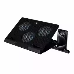 Gamdias Охладител за лаптоп Gaming Notebook Cooler 19" - AETHER E1 - USB Hub, Phone Stand