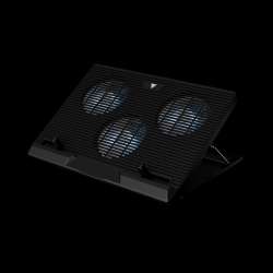 Gamdias Охладител за лаптоп Gaming Notebook Cooler 19" - AETHER E1 - USB Hub, Phone Stand