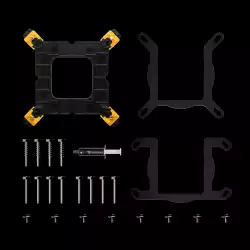 Gamdias водно охлаждане Water Cooling 240mm - AURA GL240 DIGITAL - Digital Display, aRGB