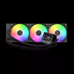 Gamdias водно охлаждане Water Cooling Chione E4-360 - LCD Screen, A-RGB                          