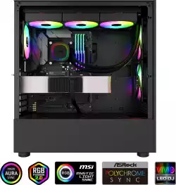 Gamdias водно охлаждане Water Cooling 360mm - AURA GL360 v2 - aRGB