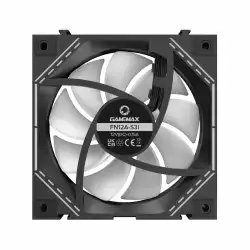 Gamemax Комплект вентилатори Fan Pack 3-in-1 3x120mm - FN12A-S3I Black, Daisy-Chain, Addressable RGB