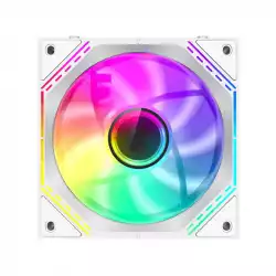 Gamemax Комплект вентилатори Fan Pack 3-in-1 3x120mm - FN12A-S3I White, Daisy-Chain, Addressable RGB