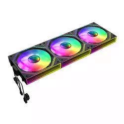 Gamemax Комплект вентилатори Fan Pack 3-in-1 3x120mm - FN12A-S3I Black, Daisy-Chain, Addressable RGB