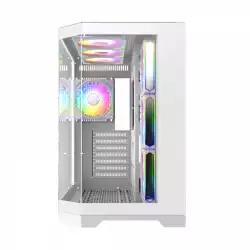 Gamemax кутия Case ATX - HYPE-A White - 4 x 120 mm Addressable RGB fans