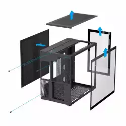 Gamemax кутия Case ATX - Infinity Black