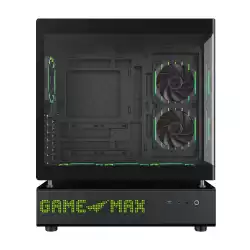 Gamemax кутия Case ATX - N90 BG - Addressable RGB, Modular Dual-Chamber
