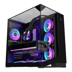 Gamemax кутия Case ATX - NEX C56 VC BK                          