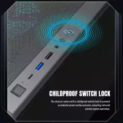 Gamemax кутия Case ATX - Storm 2 AB - 6 x 120 mm Addressable RGB fans