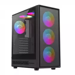 Gamemax кутия Case ATX - Storm 2 AB - 6 x 120 mm Addressable RGB fans