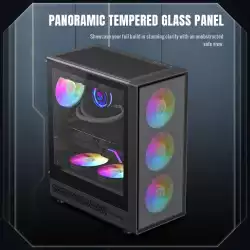 Gamemax кутия Case ATX - Storm 2 AB - 6 x 120 mm Addressable RGB fans