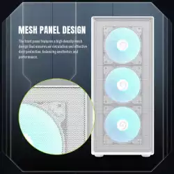 Gamemax кутия Case ATX - Storm 2 AW - 6 x 120 mm Addressable RGB fans