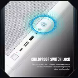 Gamemax кутия Case ATX - Storm 2 AW - 6 x 120 mm Addressable RGB fans