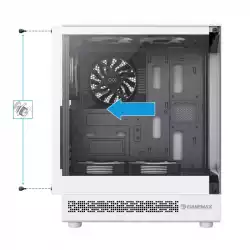 Gamemax кутия Case ATX - Vista COC AW - 5 x 120 mm A-RGB Fans, MB Plate COC Fan