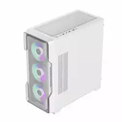 Gamemax кутия Case EATX - SIEGE White - Addressable RGB