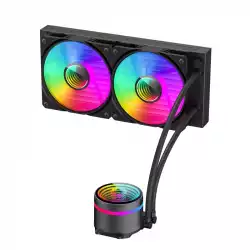 Gamemax водно охлаждане Water Cooling IceBurg 240 Infinity Black - Infinity Mirror, Addressable RGB