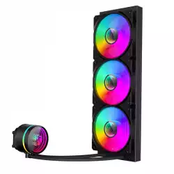Gamemax водно охлаждане Water Cooling IceBurg 360 Infinity Black - Infinity Mirror, Addressable RGB