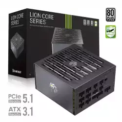Gamemax захранване PSU ATX 3.1 1000W Platinum, Full Modular - LION CORE 1000P