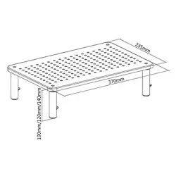 Gembird Стойка за монитор Monitor stand - MS-TABLE-01
