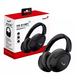 Genius безжични слушалки Headphones Bluetooth 5.3 - HS-810BT, Black