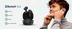 Genius безжични слушалки TWS Bluetooth 5.3 Earphones HS-M910BT Black