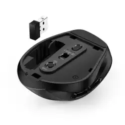 Genius безжина безшумна мишка Wireless Silent Mouse Ergo 9000S - Silent, Bluetooth, 2.4G, Black