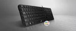 Genius клавиатура Slim Keyboard SlimStar 126 Black - Copilot, Low profile Chocolate
