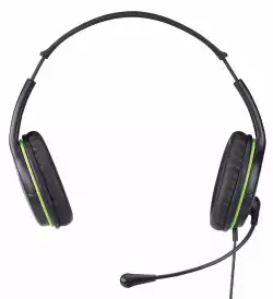 Genius слушалки с микрофон Headset HS-400A - 3.5 mm, Mic, Black/Green                          