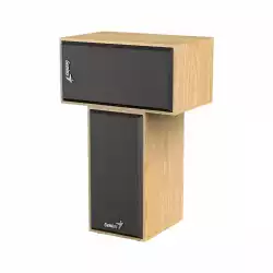 Genius тонколони Speakers 2.0 - SP-HF180 - 6W, USB, Pine Wood