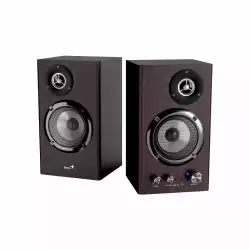 Genius тонколони Speakers 2.0 - SP-HF1812BT - 50W RMS, Bluetooth 5.3, Dark Brown