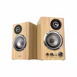 Genius тонколони Speakers 2.0 - SP-HF1812BT - 50W RMS, Bluetooth 5.3, Pine Wood