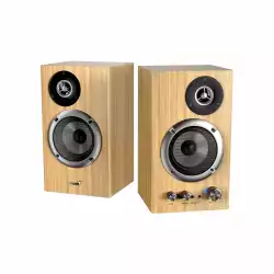 Genius тонколони Speakers 2.0 - SP-HF1812BT - 50W RMS, Bluetooth 5.3, Pine Wood