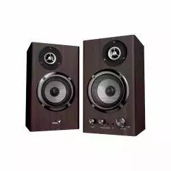 Genius тонколони Speakers 2.0 - SP-HF1812BT - 50W RMS, Bluetooth 5.3, Dark Brown