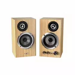 Genius тонколони Speakers 2.0 - SP-HF1812BT - 50W RMS, Bluetooth 5.3, Pine Wood