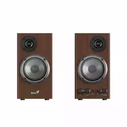 Genius тонколони Speakers 2.0 - SP-HF500B - 16W RMS, 3D Surround, Wood