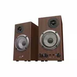 Genius тонколони Speakers 2.0 - SP-HF500B - 16W RMS, 3D Surround, Wood