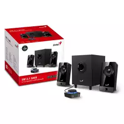 Genius тонколони Speakers 2.1 - SW-2.1 300X - 10W RMS, Black