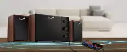 Genius тонколони Speakers 2.1 - SW-2.1 350 - 15W RMS, Wood