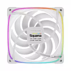 Geometric Future Комплект вентилатори Fan Pack 3-in-1 140 mm, Reversed - Squama 2503RW-14 White