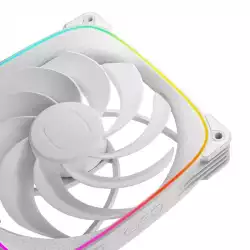 Geometric Future Комплект вентилатори Fan Pack 3-in-1 140 mm, Reversed - Squama 2503RW-14 White