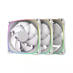 Geometric Future Комплект вентилатори Fan Pack 3-in-1 - Squama 2503W White
