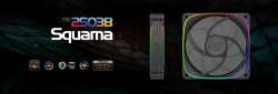 Geometric Future Комплект вентилатори Fan Pack 3-in-1 - Squama 2503B Black