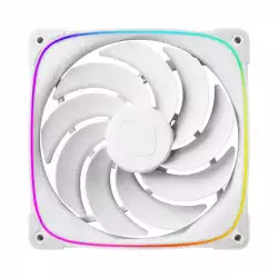 Geometric Future Комплект вентилатори Fan Pack 3-in-1 140 mm, Reversed - Squama 2503RW-14 White