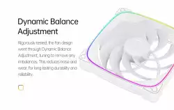 Geometric Future Комплект вентилатори Fan Pack 3-in-1 140 mm, Reversed - Squama 2503RW-14 White