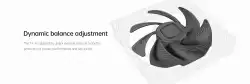Geometric Future Комплект вентилатори Fan Pack 3-in-1 - Squama 2503B Black